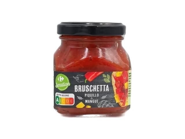 Bruschetta Poivron Piquillo Mangue Carrefour 150ml.