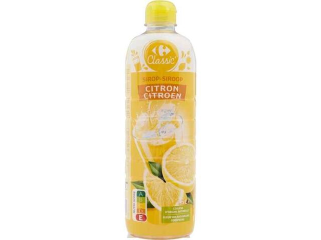 Sirop de Citron Carrefour classic 1,5L.