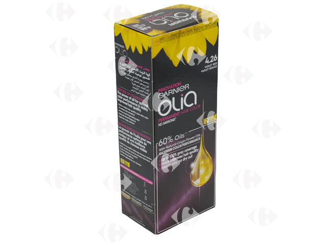 Coloration aux Huiles sans Ammoniaque Violet Rouge 4,26 Olia