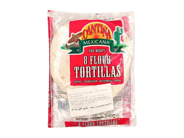 Galettes Tortillas Blé Cantina Mexicana 8 feuilles 340g