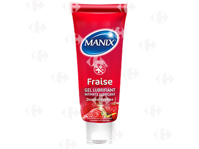 Gel lubrifiant Douceur Fraise Manix 80ml