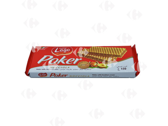 Gaufrettes Noisettes Poker 150g