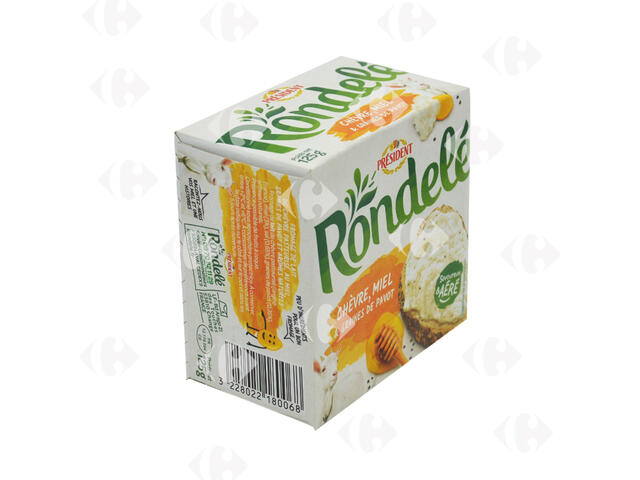 Rondelé Chèvre et Miel Président 125g.