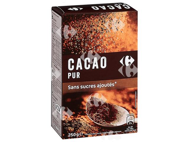 Poudre Cacao Pur sans Sucre Carrefour 250g