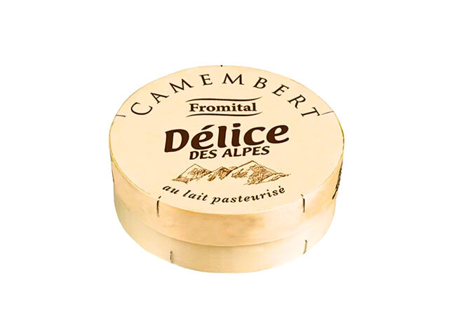 Camembert Délice Alpes au Lait Pasteurisé Fromital 250g.