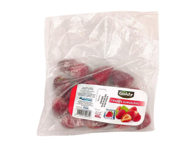 Fraises surgelées Goldy 400g.