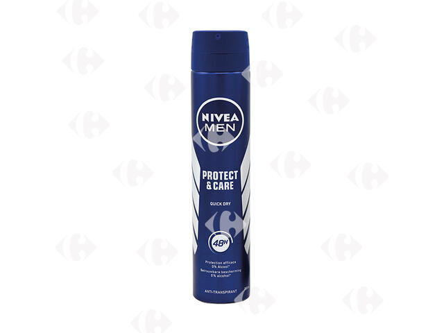 Atomiseur Anti-Transpirant Protect & Care 48H Nivea Men 200ml.