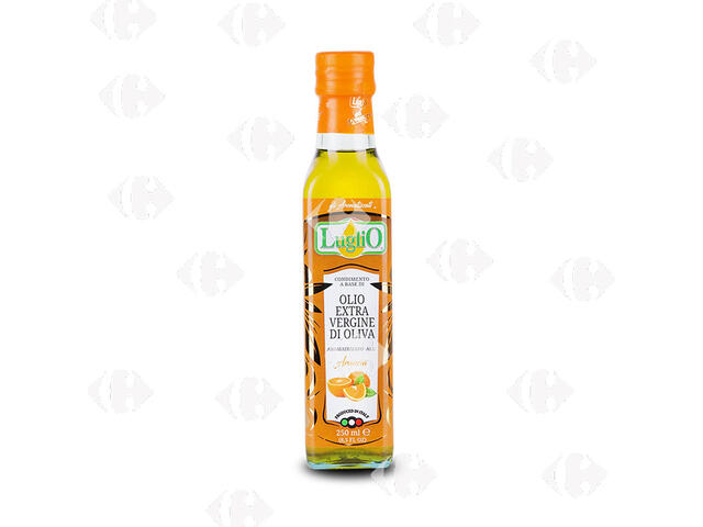 Huile d'Olive Extra Vierge Aromatisée Orange Luglio 250ml.