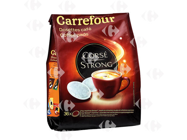 Café en Dosettes Corsé Carrefour 36 unités