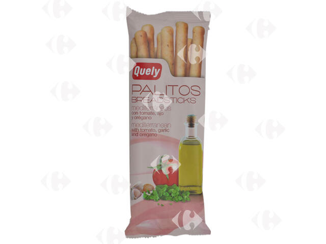 Pain Sticks Tomate Ail et Origan Quely 50g