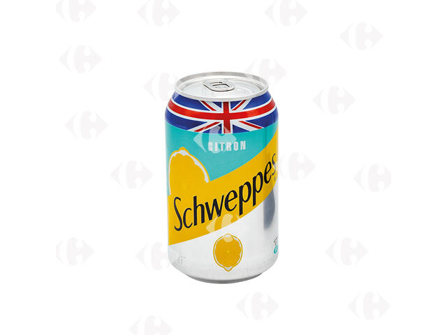 Boisson gazeuse Citron Schweppes canette 33cl