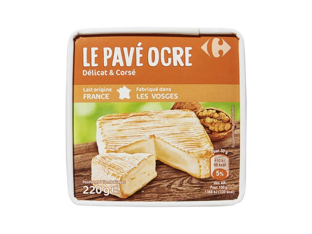 Fromage Le Pavé Ocre Carrefour 220g