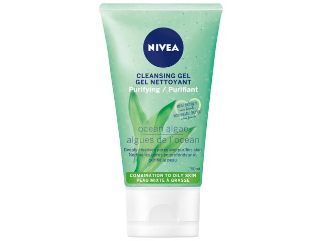 Gel Nettoyant Purifiant Detox Peaux Mixtes à Grasse Nivea 150ml.