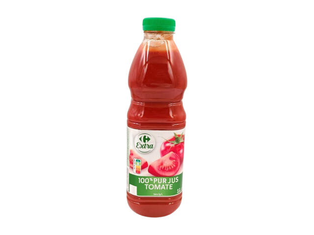 Pur Jus de Tomate Carrefour 1L.