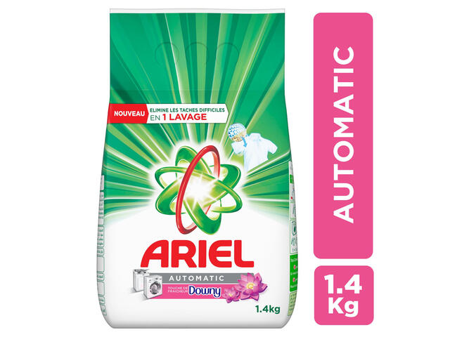 Ariel Détergent Lessive en poudre Automatique Fraicheur Downy 1.4Kg.