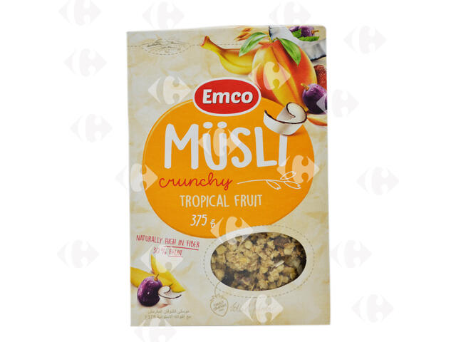 Muesli Crunchy Fruits Emco 375g