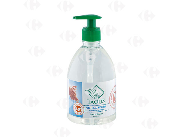 Savon Liquide Antibactérien Taous 500ml.