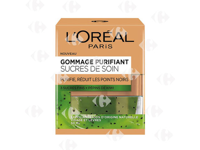 Gommage Purifiant Sucres Soin L'Oréal Skin Expert 50ml