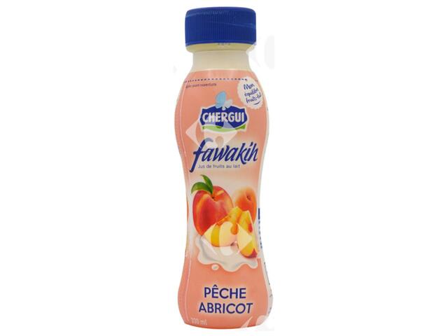 Jus au Lait Pêche Abricot Fawakih Chergui 330ml