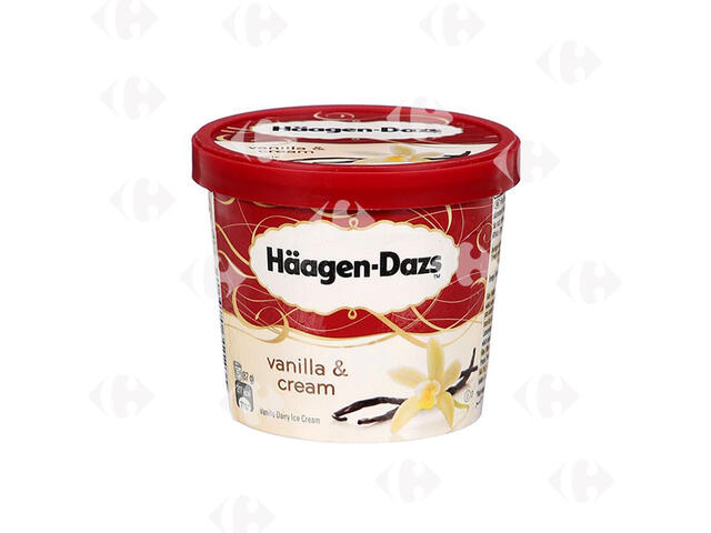 Pot Glace Vanilla and Cream Haagen Dazs 100ml.