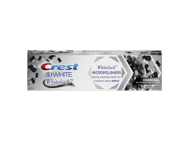 Dentifrice 3D Whitelock Charbon Crest 88ml