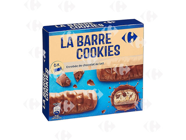 Barres Chocolatées Chocolat au Lait Carrefour 6x168g