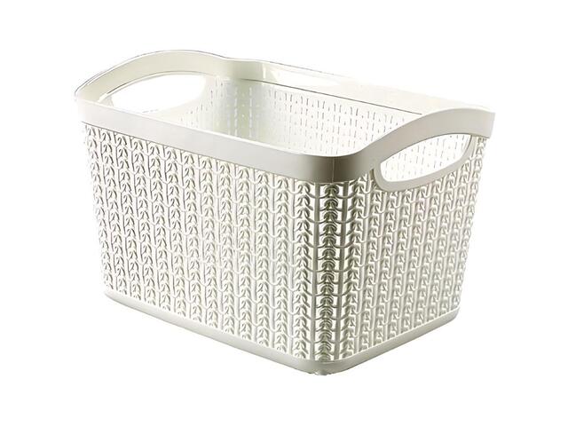 Panier Multi-usage en Plastique Rotin 26x20x17cm 6,6L