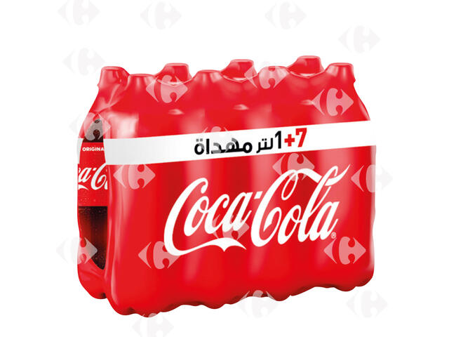 Boisson gazeuse Coca-Cola 6x1L + 1 Gratuit.