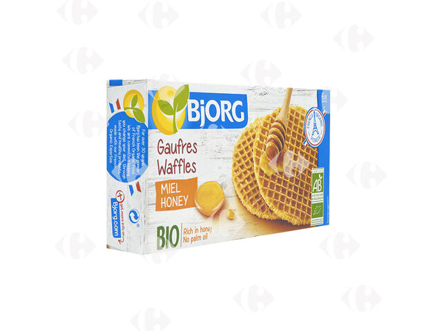 Gauffres au Miel Bio Bjorg 175g.