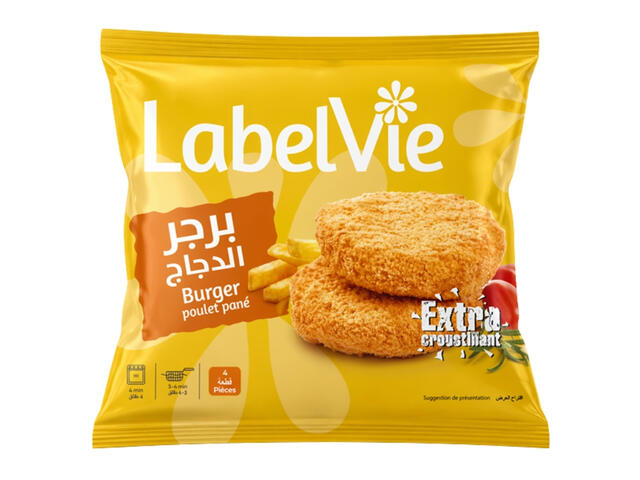 Burgers de Poulet Panés LabelVie 360g