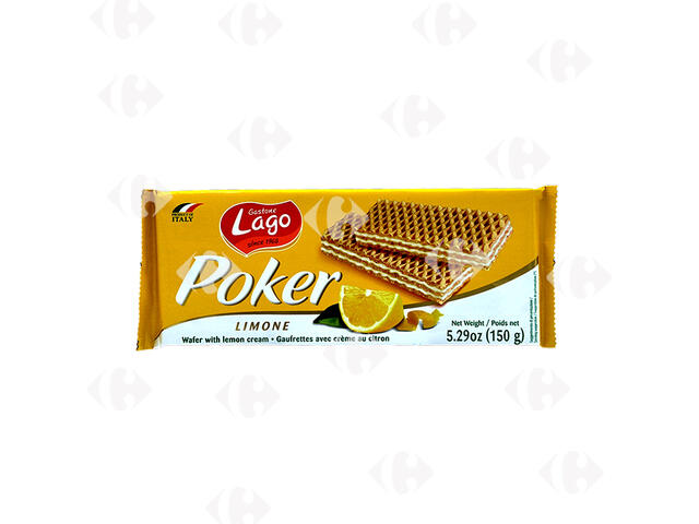 Gaufrettes Citron Poker 150g