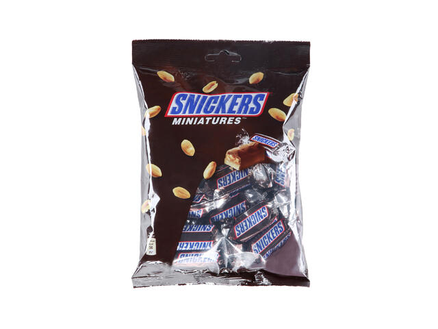 Mini Barres Chocolatées Snickers 150g