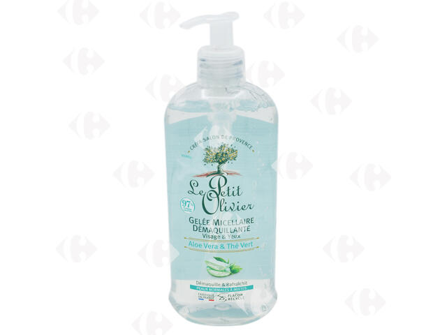 Gelée Micellaire Aloe Vera Thé Vert Le Petit Olivier 75ml.