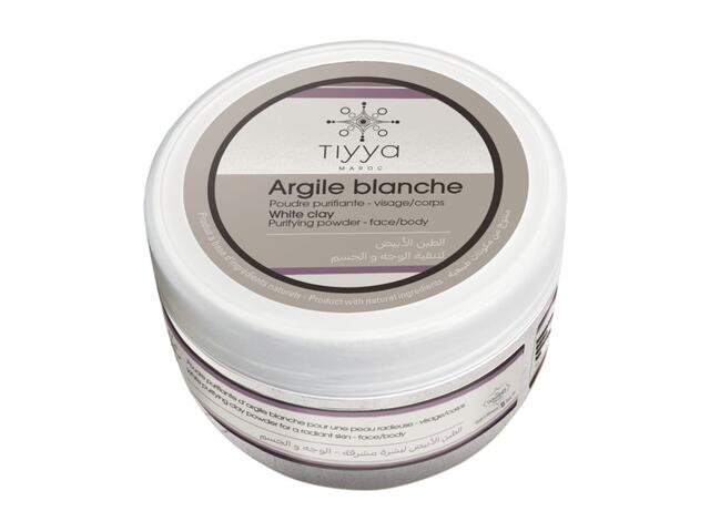 Argile Blanche en poudre visage corps Tiyya 200g