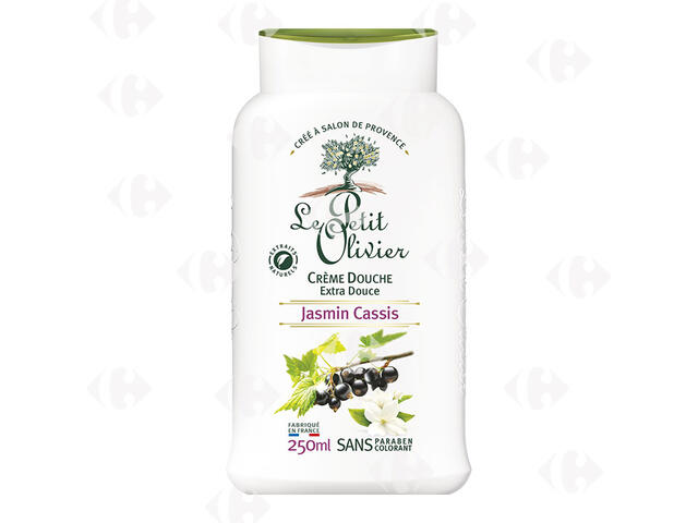 Crème Douche Jasmin Cassis Le Petit Olivier 250ml