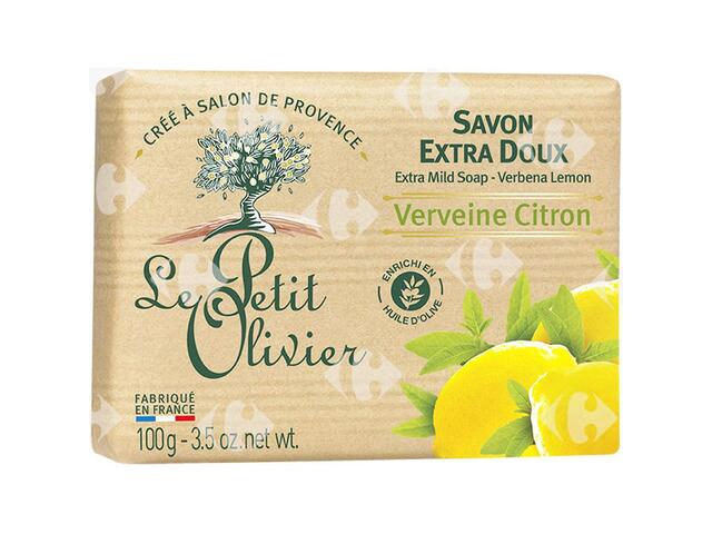 Savon Extra Doux Verveine Citron Le Petit Olivier 100G