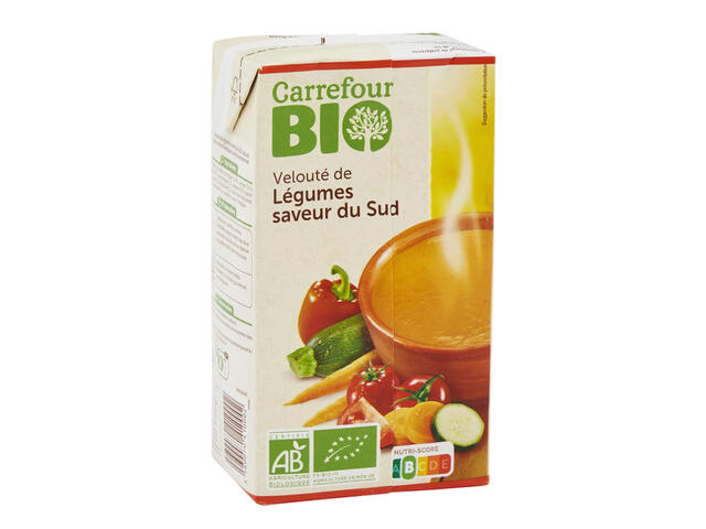 Velouté Légumes du Sud Carrefour BIO 1L.