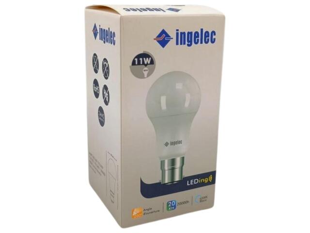 Lampe Led Baïonnette Blanche A60 11W B22.