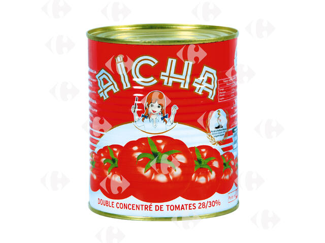 Conserve de Concentré de Tomates Aicha 730g.