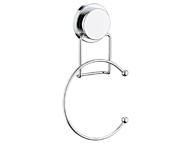 Magic Fix Porte-Serviettes Rond Chrome.