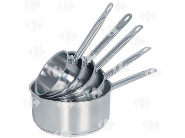 Lot de Casseroles en Inox de 14 à 22cm 5 unités