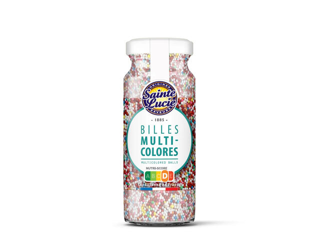 Billes Multicolores Décoration Sainte Lucie 80g