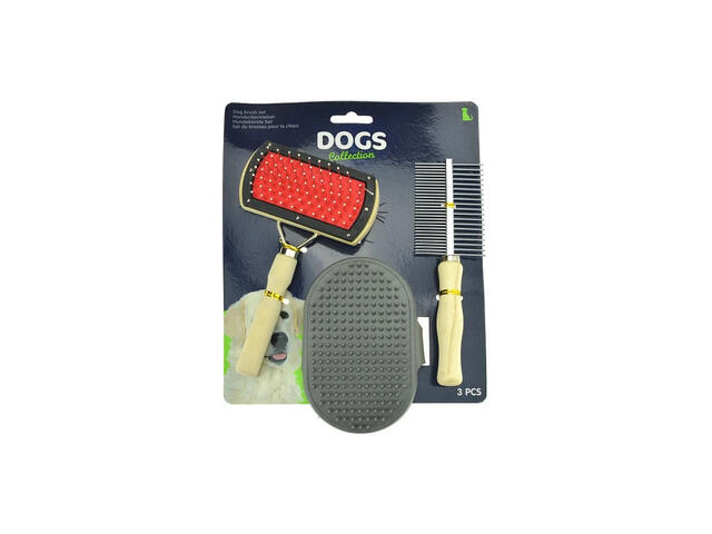 Brosse pour Animeuax de Compagnie Dogs Collection 3 unités.