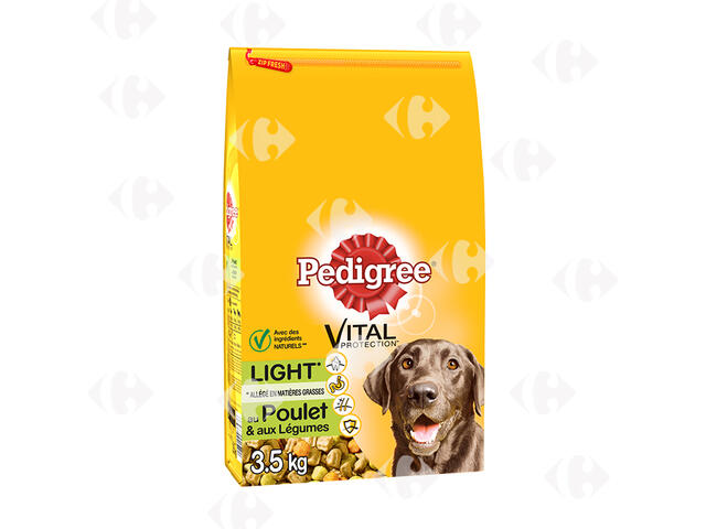 Croquettes au Poulet Light pour Chiens Adultes Pedigree 3,5kg.