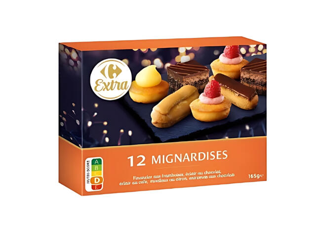 Mignardises Sucrées Carrefour Extra 165g 12 unités