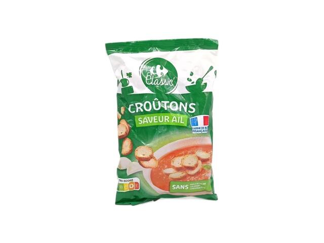 Croutons Saveur Ail Carrefour Classic 90g.