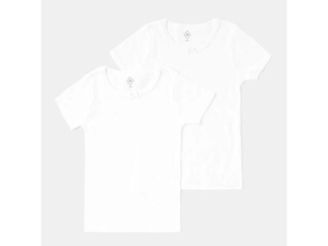 T-shirt Fille Manches Courtes TEX 2 pièces