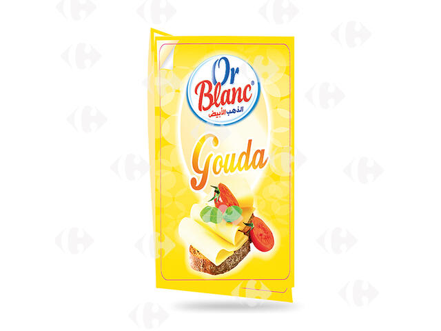 Gouda en Tranches Or Blanc 100g