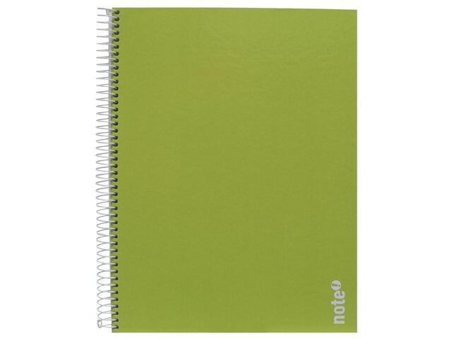 Cahier Spirale à Couverture Rigide Ligné A4 Vert Tecnocolor