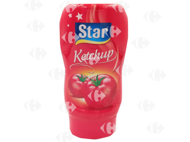 Ketchup Tête en Bas Petit Modèle Star 290g.